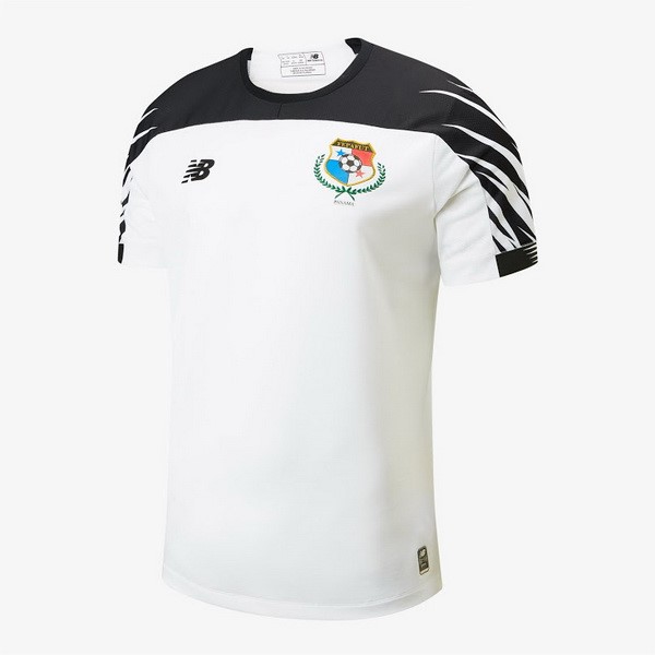 Thailande Maillot Football Panama Exterieur 2019 Blanc Noir